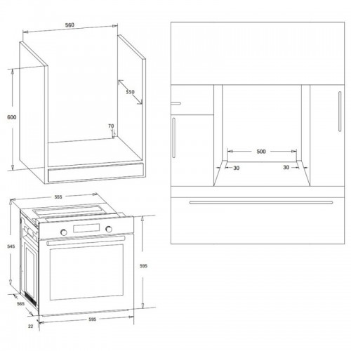 Электрический духовой шкаф Korting OKB 370 CMW (белый) 8