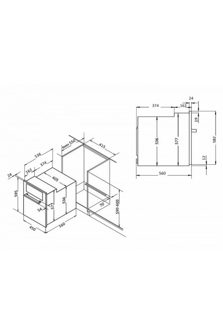 Электрический духовой шкаф Korting OKB 4630 CMX (серебристый) 2