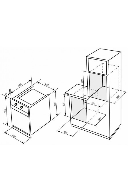 Электрический духовой шкаф Korting OKB 4941 CRB (слоновая кость) 6