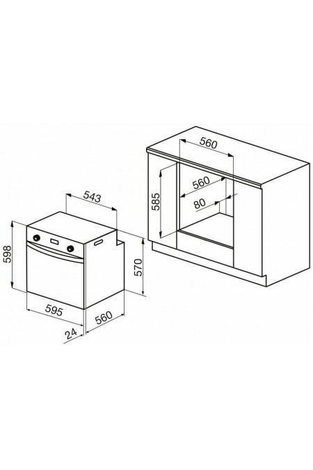 Электрический духовой шкаф Korting OKB 560 CFX (серебристый) 6