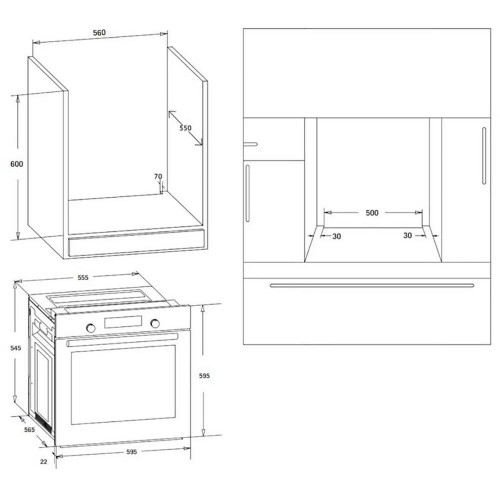 Электрический духовой шкаф Korting OKB 691 CSX (серебристый) 2