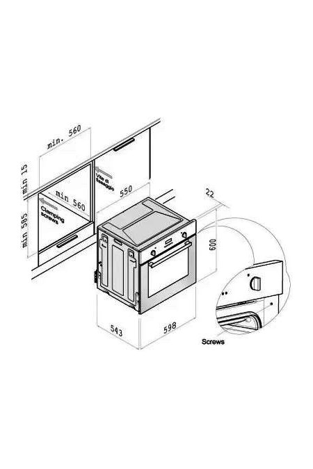 Электрический духовой шкаф Korting OKB 792 CFX (серебристый) 1