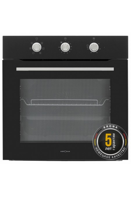 Электрический духовой шкаф Krona ARADEO 60 BL (черный) 