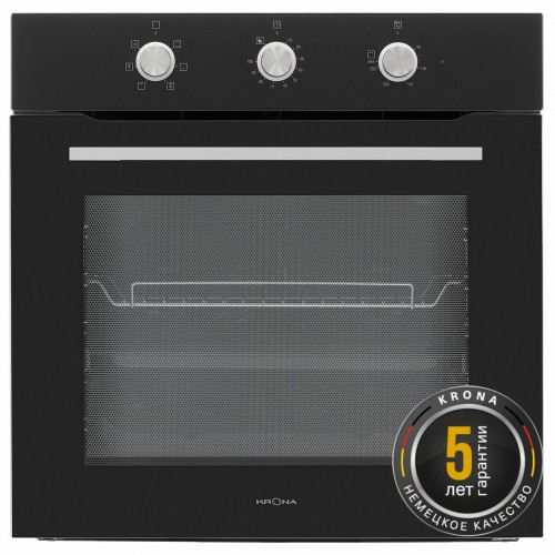Электрический духовой шкаф Krona ARADEO 60 BL (черный) 
