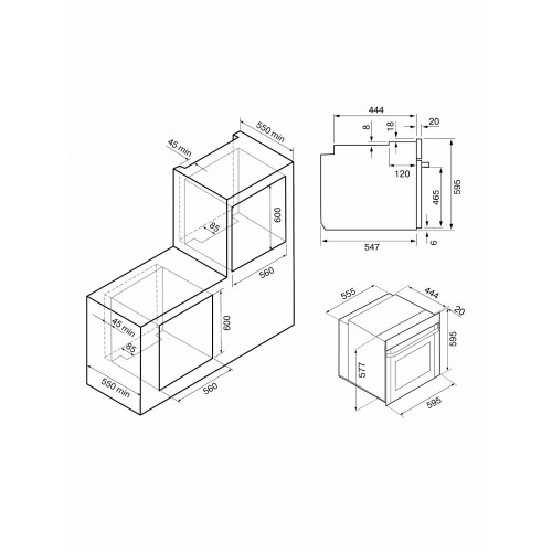 Электрический духовой шкаф Krona ELEMENT D plus 60 WH (белый) 9