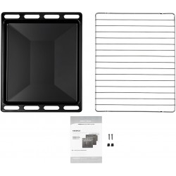 Электрический духовой шкаф Krona ESSENZA 60 S G2 (черный/серебристый)