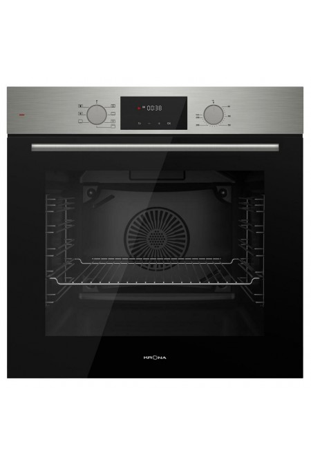 Электрический духовой шкаф KRONA LEGENDE 60 IX (черный/нержавеющая сталь) 