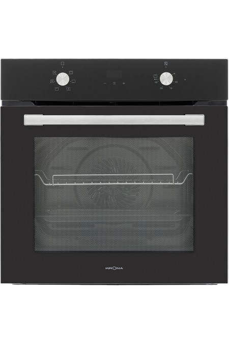 Электрический духовой шкаф Krona MAGNETE 60 BL (черный/нержавеющая сталь) 