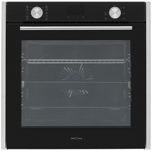 Электрический духовой шкаф Krona QUENDEL 60 BL/S (черный/нержавеющая сталь) 