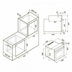 Электрический духовой шкаф Krona RITUS 45 WH G2 (белый)