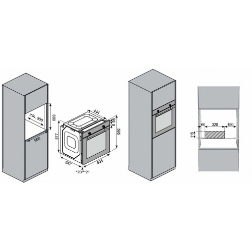 Электрический духовой шкаф Kuppersberg HO 603 B (черный) 5