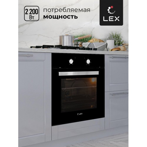 Электрический духовой шкаф LEX EDM 040 BL (черный) 1
