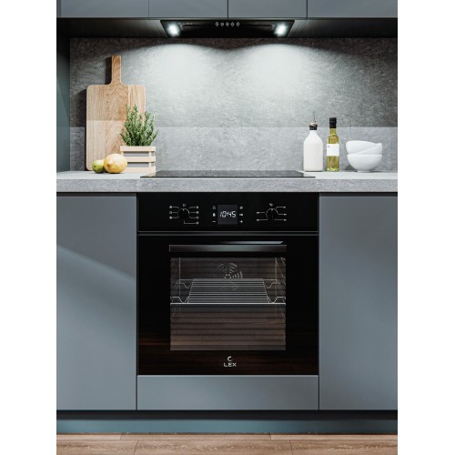 Электрический духовой шкаф LEX EDM 071 BBL (черный) 6