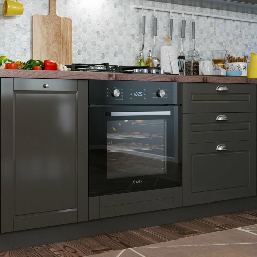 Электрический духовой шкаф LEX EDM 071 BL (черный) 7