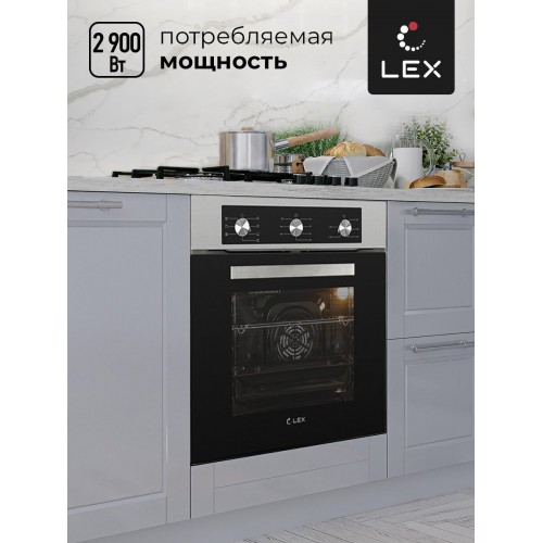 Электрический духовой шкаф LEX EDM 073 IX (нержавеющая сталь) 3