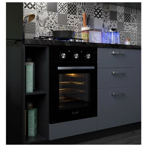 Электрический духовой шкаф LEX EDM 4570 BL (черный) 3