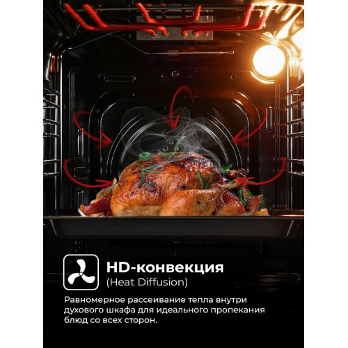 Электрический духовой шкаф LEX EDM 4570 WH (белый) 4