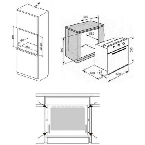 Электрический духовой шкаф LEX EDP 093 IX NEW (серебристый) 8