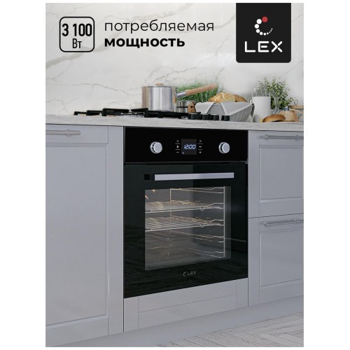 Электрический духовой шкаф LEX EDP 094 BL (черный) 2