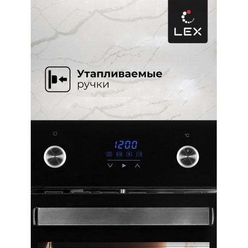 Электрический духовой шкаф LEX EDP 4590 BL (матовый черный) 2