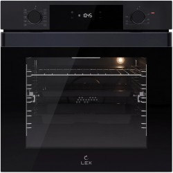 Электрический духовой шкаф Lex EDP 610 DX Wide Series (нержавеющая сталь/черный)