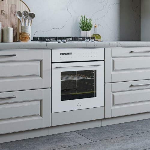 Электрический духовой шкаф Lex EDS 101 WH (белый/нержавеющая сталь) 5