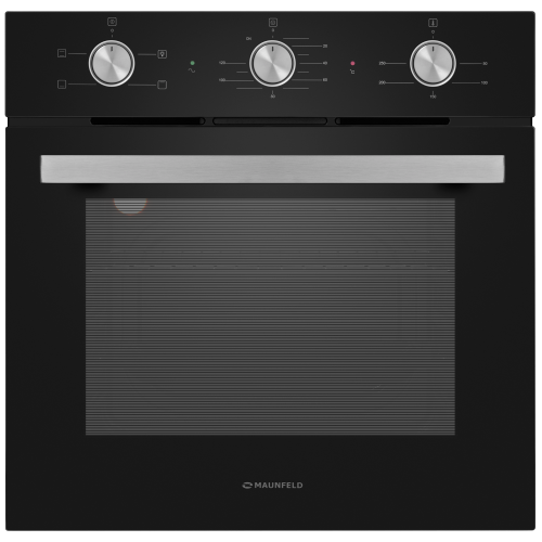 Электрический духовой шкаф MAUNFELD AEOC6040B (черный/нержавеющая сталь) 
