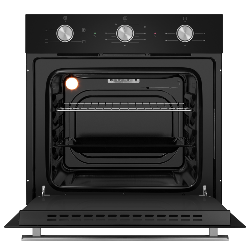 Электрический духовой шкаф MAUNFELD AEOC6040B (черный/нержавеющая сталь) 1