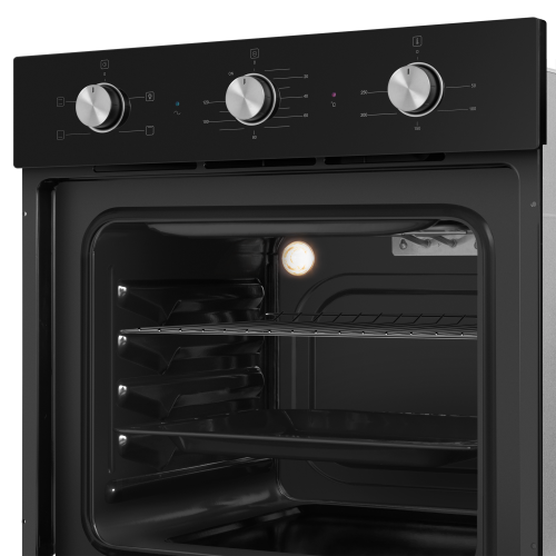 Электрический духовой шкаф MAUNFELD AEOC6040B (черный/нержавеющая сталь) 3