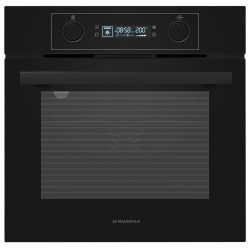 Электрический духовой шкаф MAUNFELD AEOH6062B2 (черный/черная фурнитура)