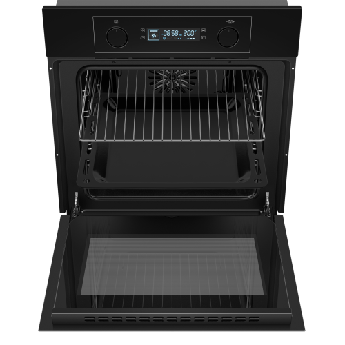 Электрический духовой шкаф MAUNFELD AEOH6062B2 (черный/черная фурнитура) 3