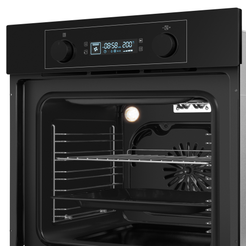 Электрический духовой шкаф MAUNFELD AEOH6062B2 (черный/черная фурнитура) 4
