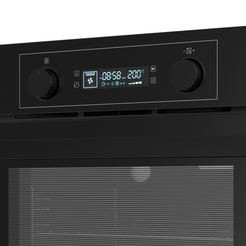 Электрический духовой шкаф MAUNFELD AEOH6062B2 (черный/черная фурнитура) 5