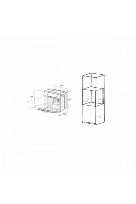 Электрический духовой шкаф Maunfeld EOEC.586W (белый) 4