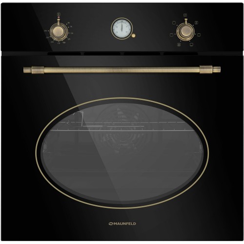 Электрический духовой шкаф MAUNFELD EOEFG.566RBG.RT (черный) 