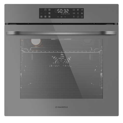 Электрический духовой шкаф MAUNFELD EOEH7614LGR (серый) 