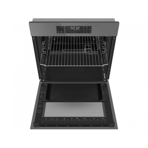 Электрический духовой шкаф MAUNFELD EOEH7614LGR (серый) 3