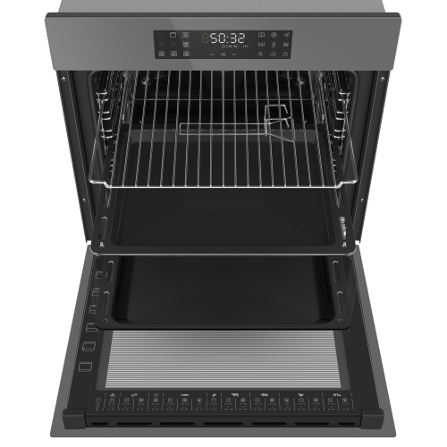 Электрический духовой шкаф MAUNFELD EOEH7614LGR (серый) 3