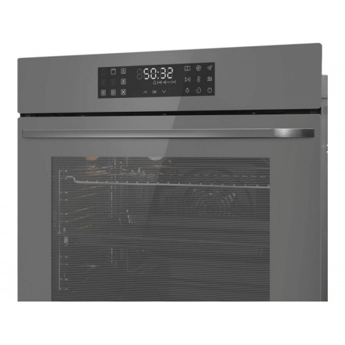 Электрический духовой шкаф MAUNFELD EOEH7614LGR (серый) 4