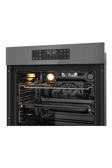 Электрический духовой шкаф MAUNFELD EOEH7614LGR (серый) 5