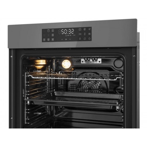 Электрический духовой шкаф MAUNFELD EOEH7614LGR (серый) 5