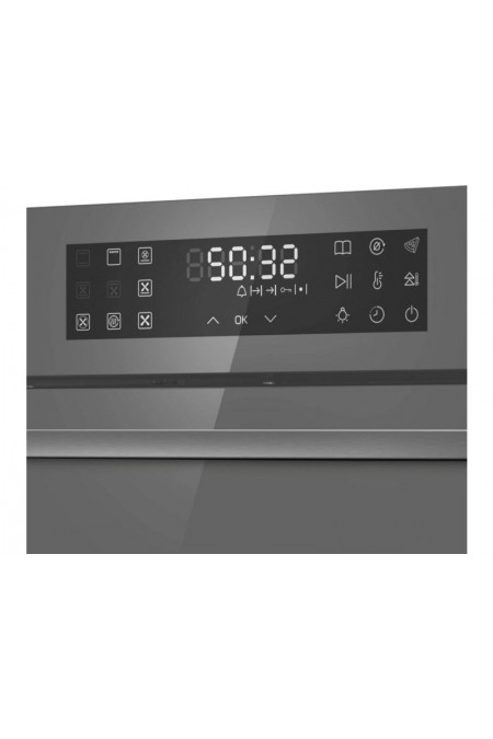 Электрический духовой шкаф MAUNFELD EOEH7614LGR (серый) 6