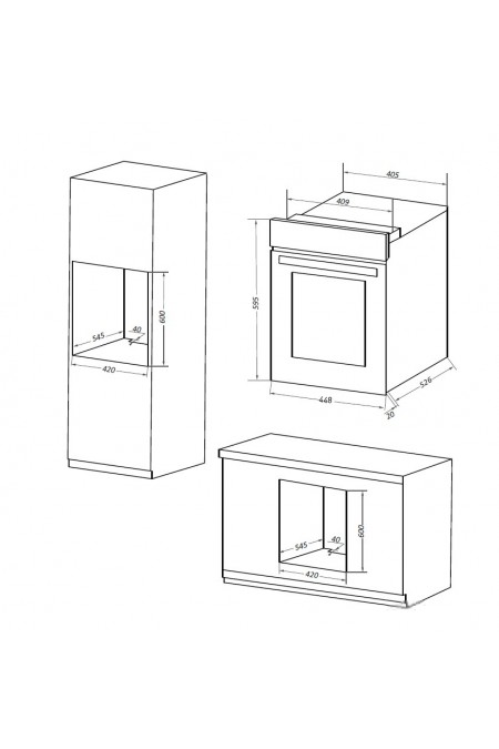 Электрический духовой шкаф MAUNFELD EOEM516B2 (бежевый) 2