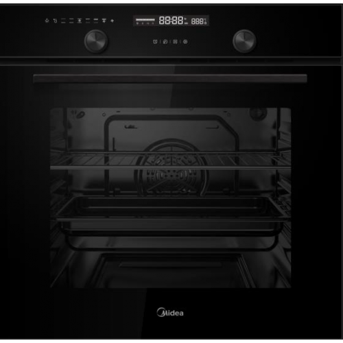Электрический духовой шкаф Midea MO78107CGB (черный) 