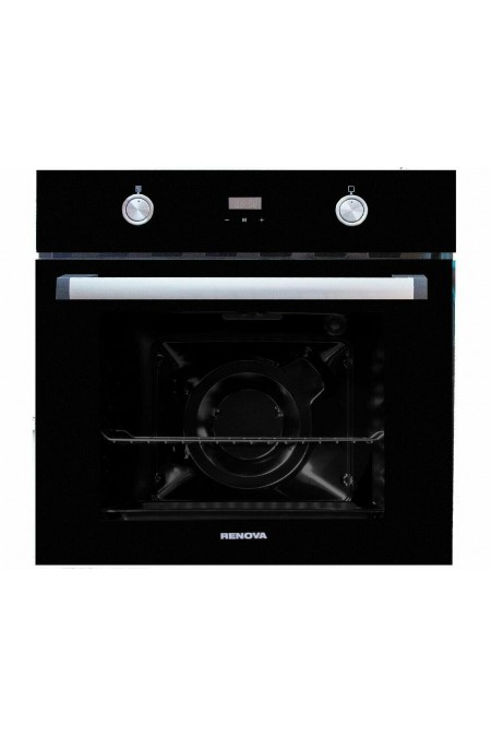 Электрический духовой шкаф RENOVA O90-6DBS3 (черный) 