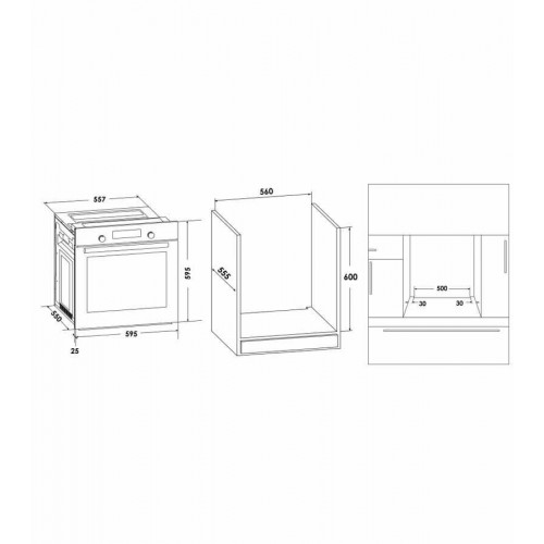 Электрический духовой шкаф Schaub Lorenz SLB EE6313 (серебристый) 6