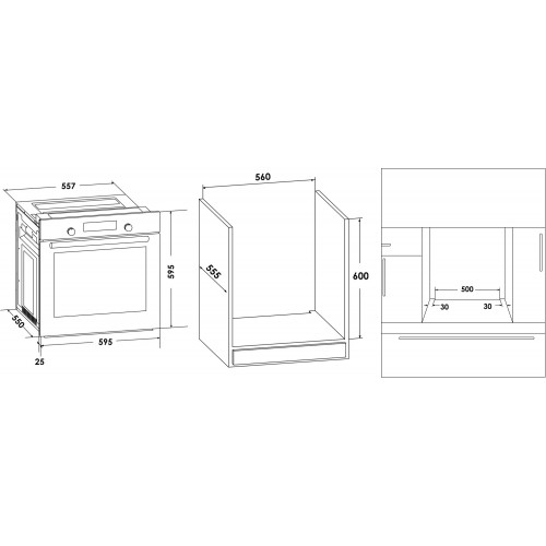 Электрический духовой шкаф Schaub Lorenz SLB EE6313 (серебристый) 8