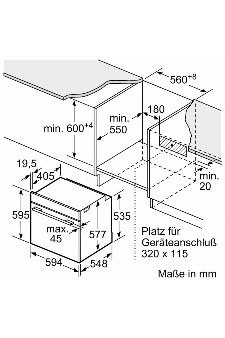 Электрический духовой шкаф Siemens HB734G1B1 (черный) 2