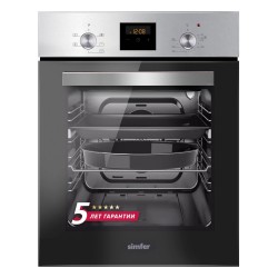 Электрический духовой шкаф Simfer B4EM56016 (нержавеющая сталь/черный)