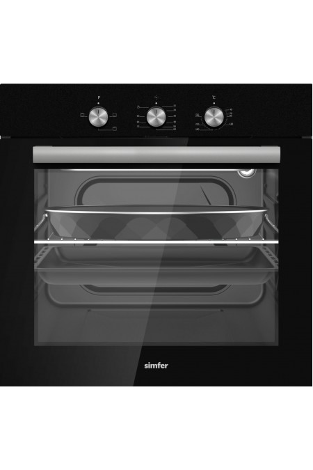 Электрический духовой шкаф Simfer B6EB14025 (черный) 